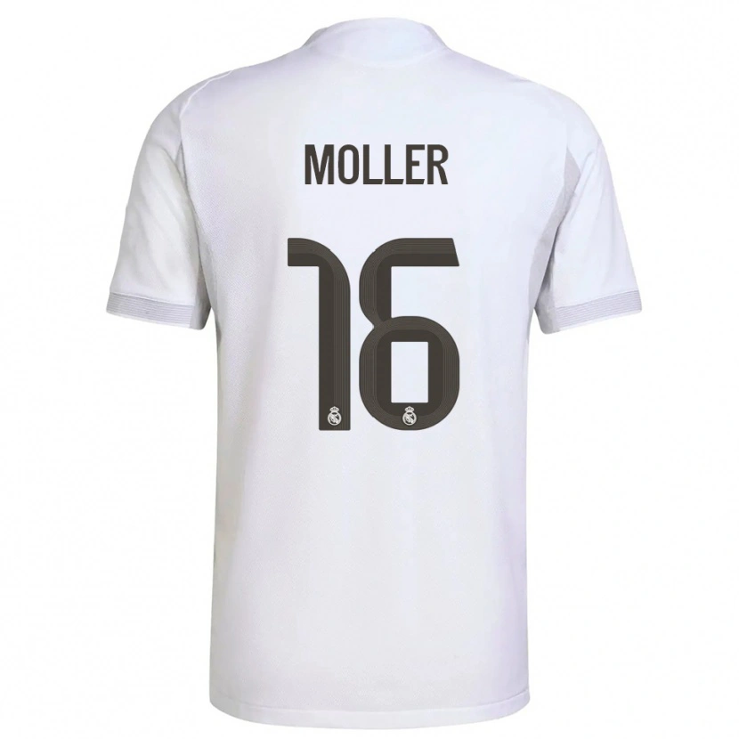 Danxen Kinder Caroline Moller #16 Weiß Gelb Heimtrikot Trikot 2025/26 T-Shirt Schweiz