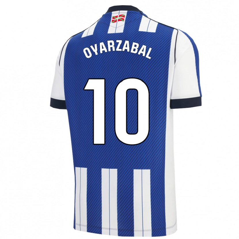 Danxen Kinder Mikel Oyarzabal #10 Blau Weiß Heimtrikot Trikot 2025/26 T-Shirt Schweiz