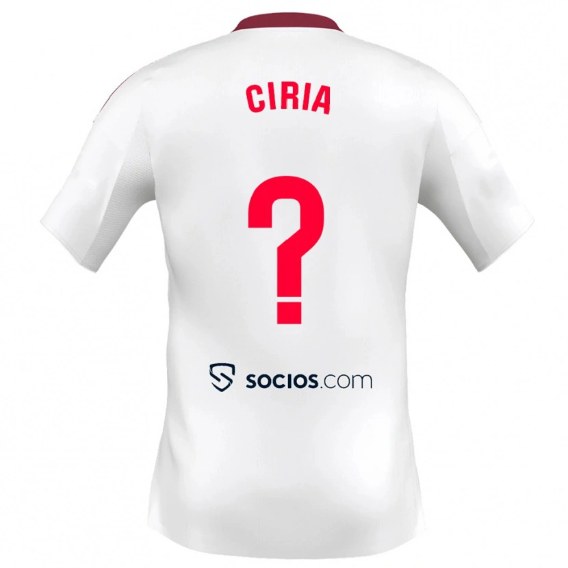 Danxen Kinder Alexis Ciria #0 Weiß Rot Heimtrikot Trikot 2025/26 T-Shirt Schweiz