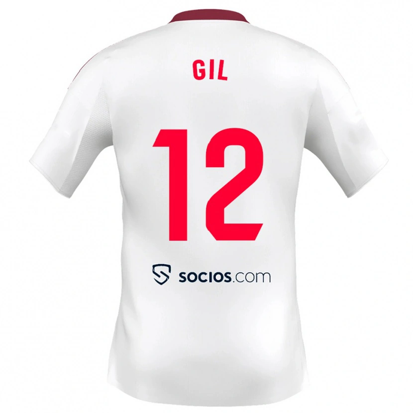 Danxen Kinder Dani Gil #12 Weiß Rot Heimtrikot Trikot 2025/26 T-Shirt Schweiz
