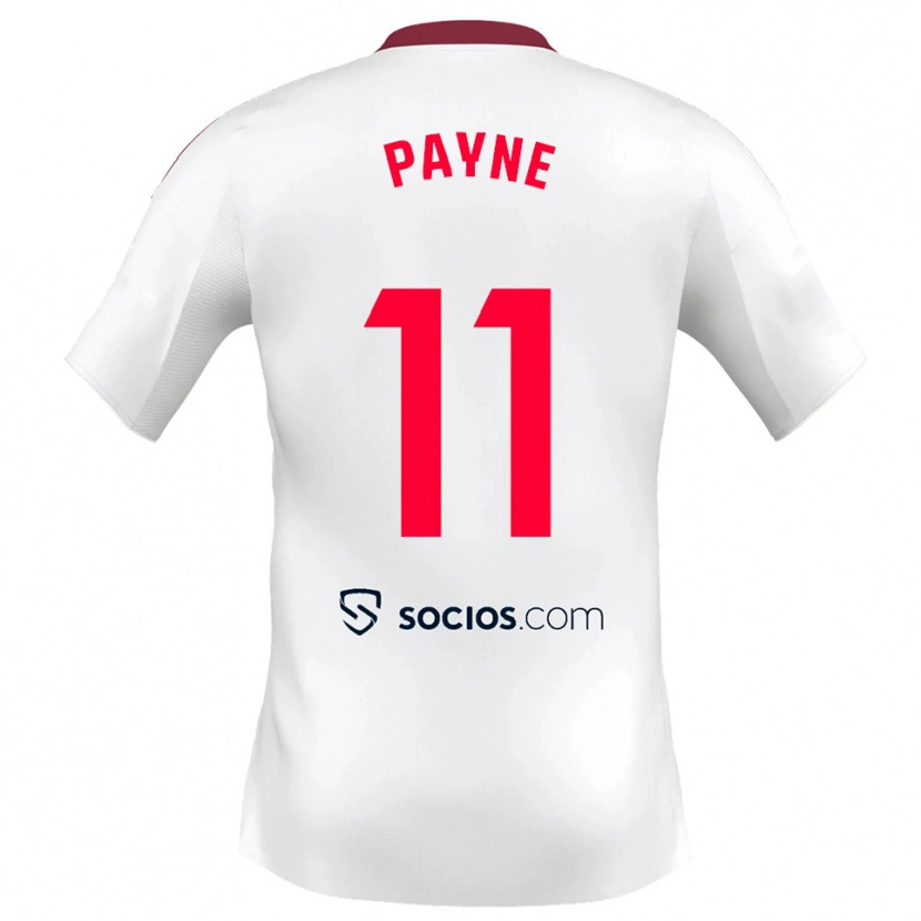 Danxen Kinder Antionette Oyedupe Toni Payne #11 Weiß Rot Heimtrikot Trikot 2025/26 T-Shirt Schweiz