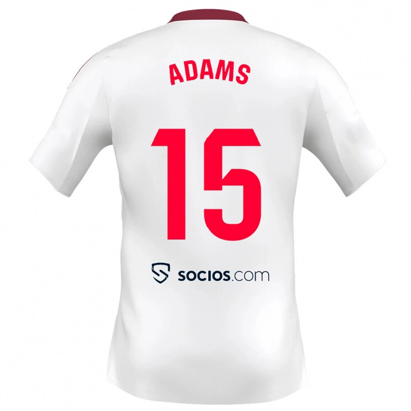 Danxen Kinder Akor Adams #15 Weiß Rot Heimtrikot Trikot 2025/26 T-Shirt Schweiz