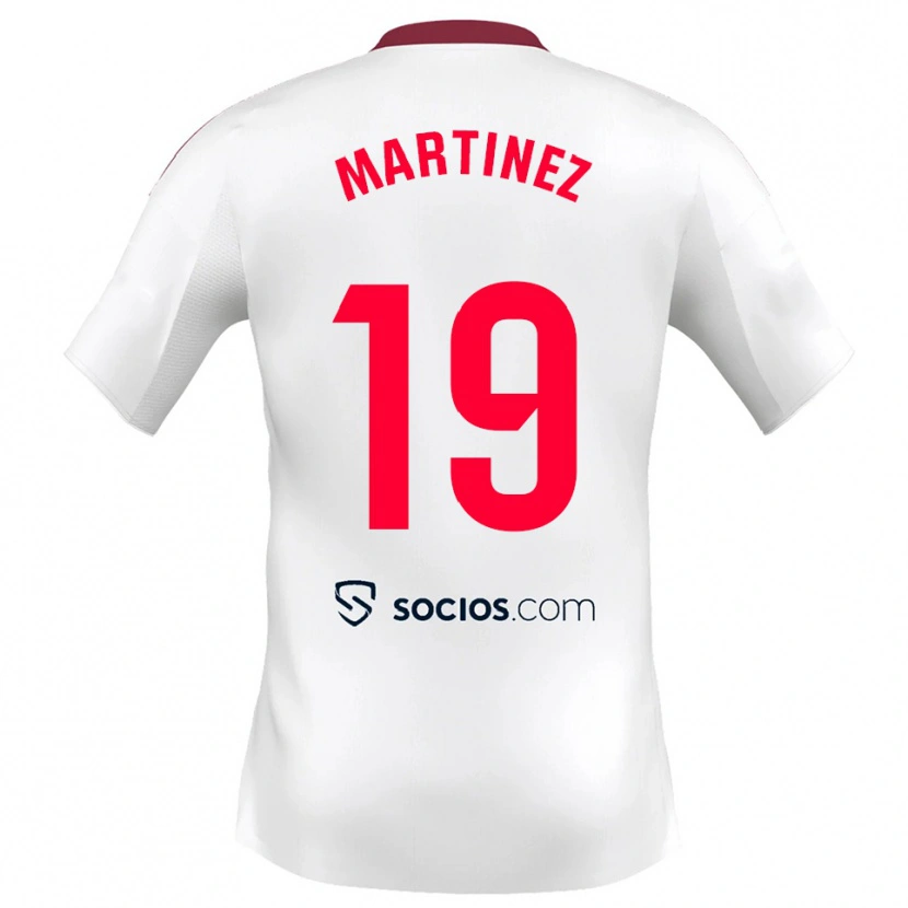 Danxen Kinder Gabri Martinez #19 Weiß Rot Heimtrikot Trikot 2025/26 T-Shirt Schweiz