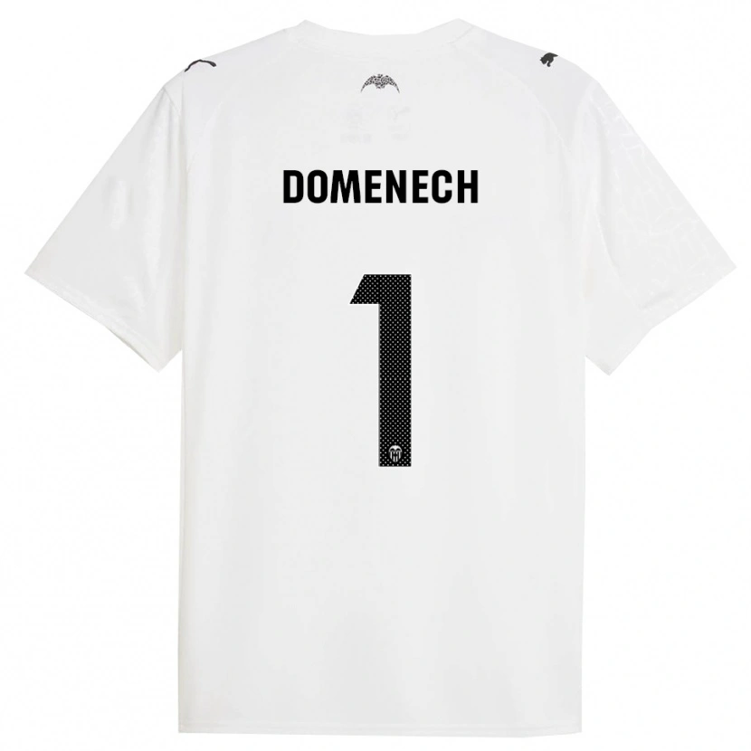 Danxen Kinder Jaume Domenech #1 Weiß Schwarz Heimtrikot Trikot 2025/26 T-Shirt Schweiz