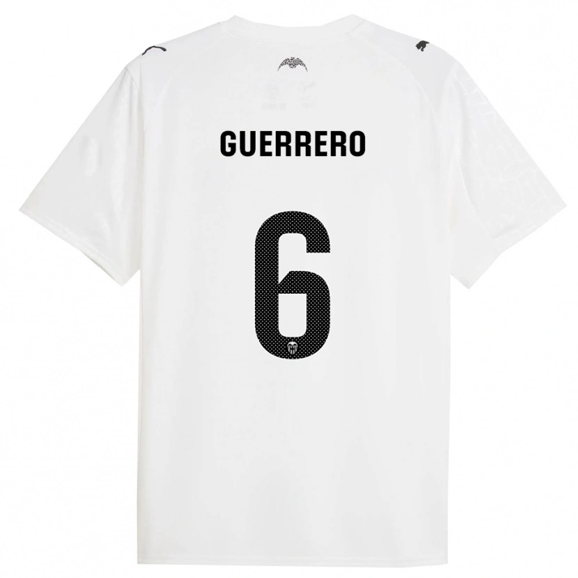 Danxen Kinder Paula Guerrero #6 Weiß Schwarz Heimtrikot Trikot 2025/26 T-Shirt Schweiz