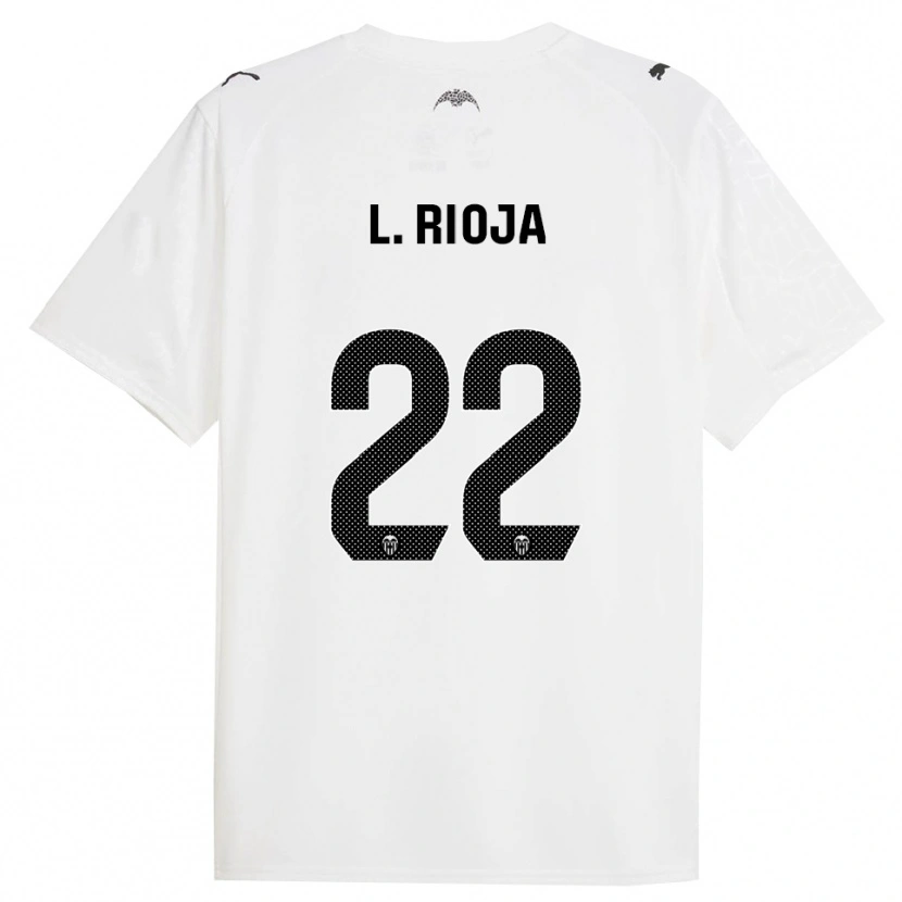 Danxen Kinder Luis Rioja #22 Weiß Schwarz Heimtrikot Trikot 2025/26 T-Shirt Schweiz