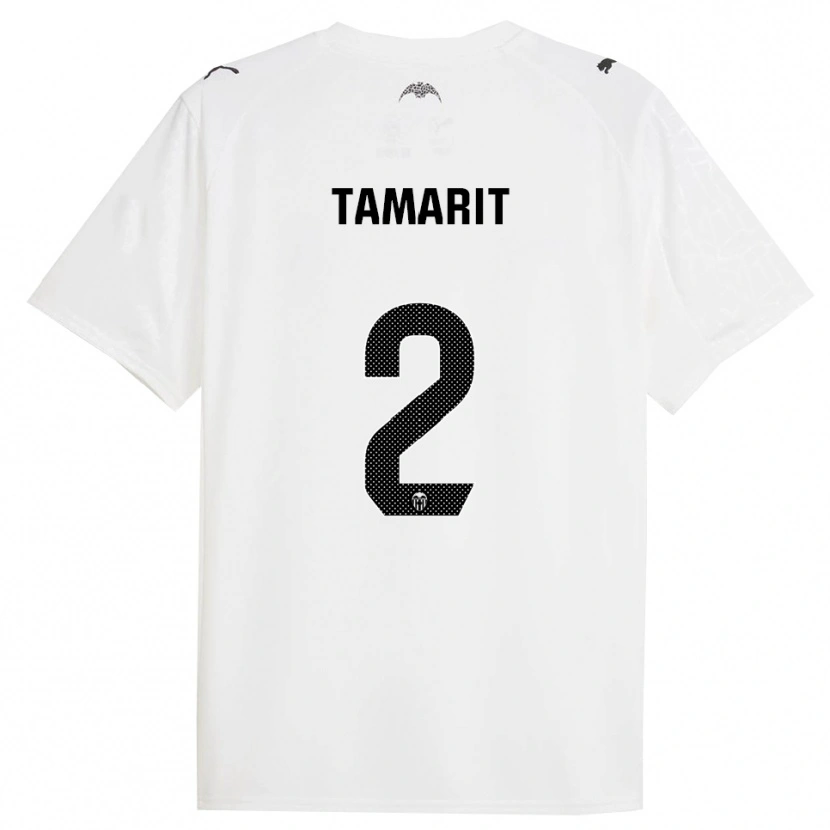 Danxen Kinder Sara Tamarit Verdeguer #2 Weiß Schwarz Heimtrikot Trikot 2025/26 T-Shirt Schweiz