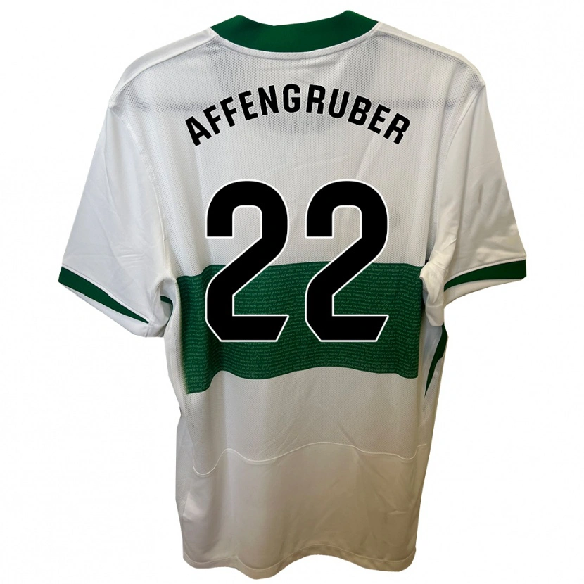 Danxen Kinder David Affengruber #22 Weiß Grün Heimtrikot Trikot 2025/26 T-Shirt Schweiz