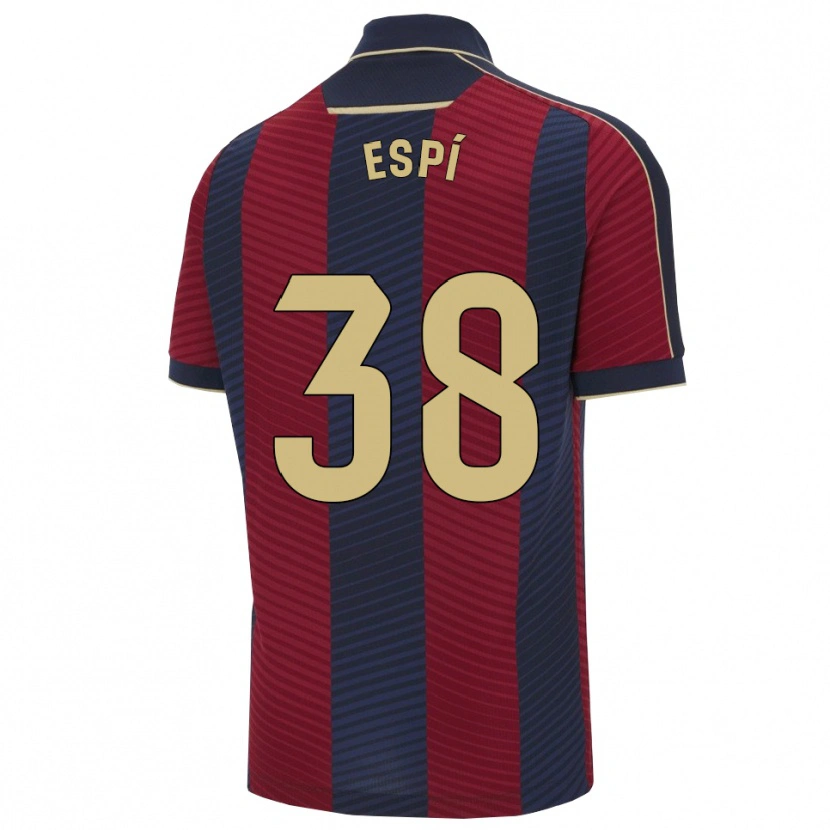 Danxen Kinder Carlos Espí #38 Rot Marine Heimtrikot Trikot 2025/26 T-Shirt Schweiz