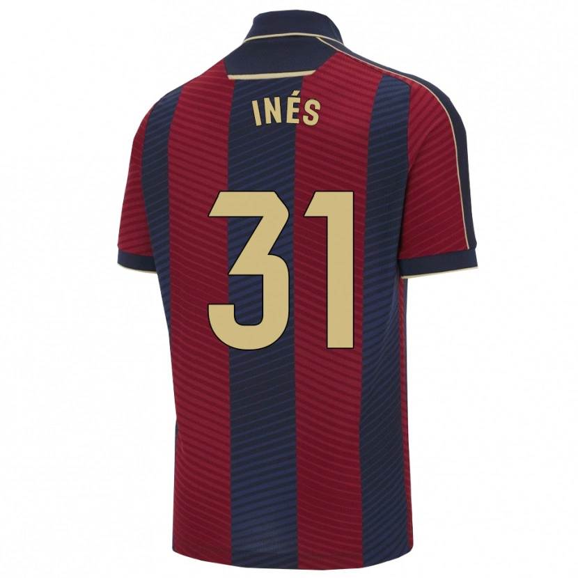 Danxen Kinder Inés Rizo #31 Rot Marine Heimtrikot Trikot 2025/26 T-Shirt Schweiz