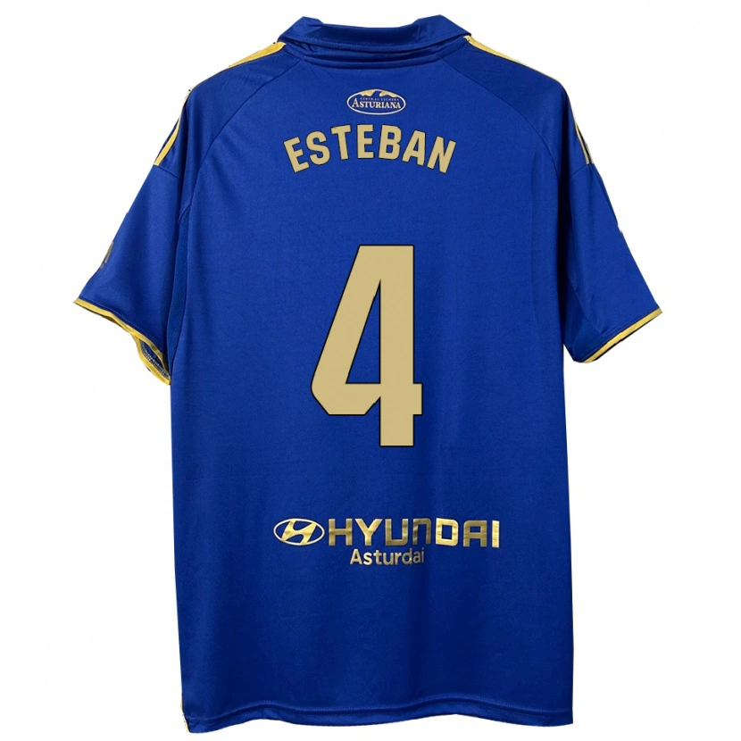 Danxen Kinder Marco Esteban #4 Blau Gold Heimtrikot Trikot 2025/26 T-Shirt Schweiz