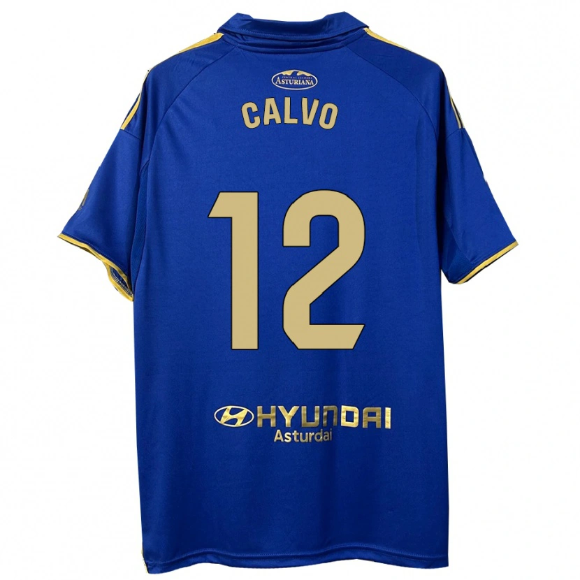 Danxen Kinder Dani Calvo #12 Blau Gold Heimtrikot Trikot 2025/26 T-Shirt Schweiz