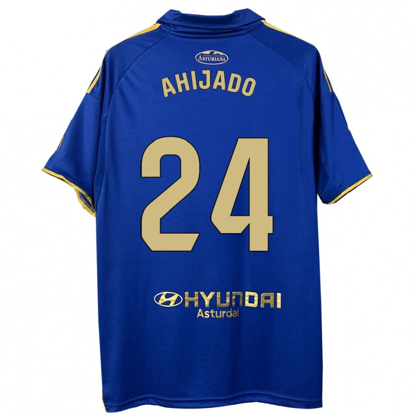Danxen Kinder Lucas Ahijado #24 Blau Gold Heimtrikot Trikot 2025/26 T-Shirt Schweiz