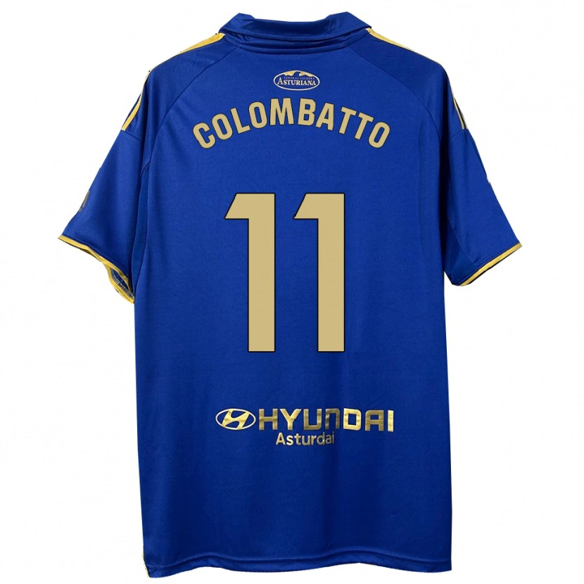 Danxen Kinder Santiago Colombatto #11 Blau Gold Heimtrikot Trikot 2025/26 T-Shirt Schweiz