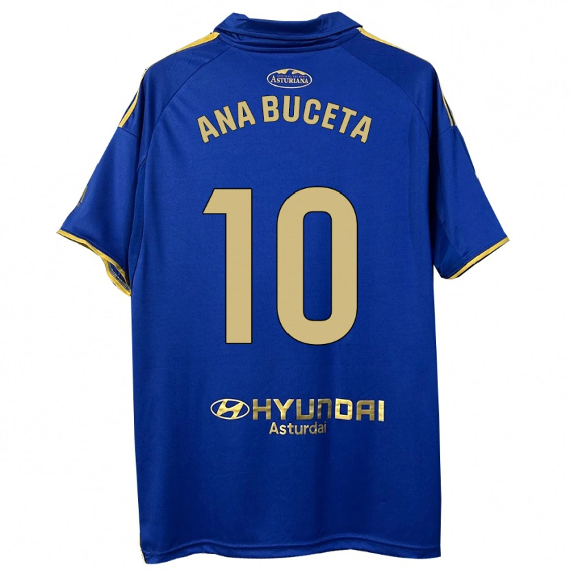 Danxen Kinder Ana Buceta #10 Blau Gold Heimtrikot Trikot 2025/26 T-Shirt Schweiz