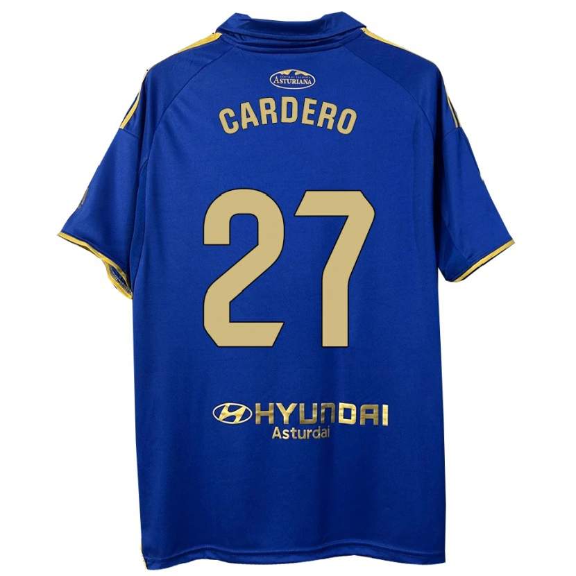 Danxen Kinder Álex Cardero #27 Blau Gold Heimtrikot Trikot 2025/26 T-Shirt Schweiz