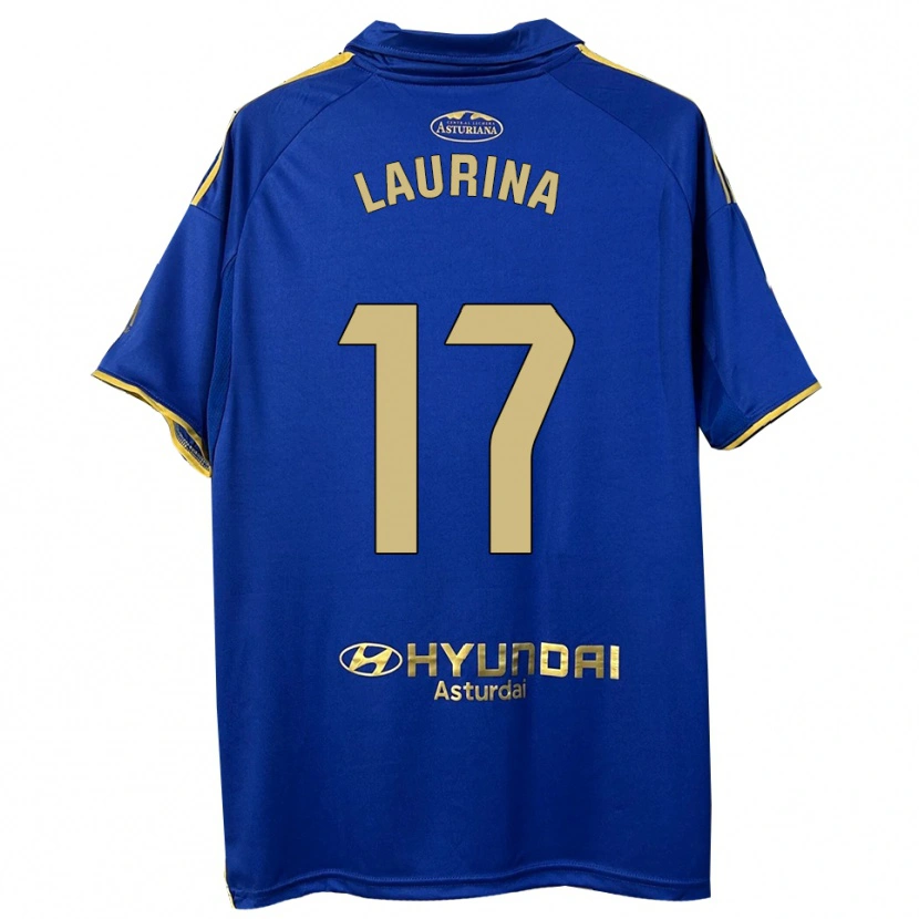 Danxen Kinder Laura Gutiérrez #17 Blau Gold Heimtrikot Trikot 2025/26 T-Shirt Schweiz
