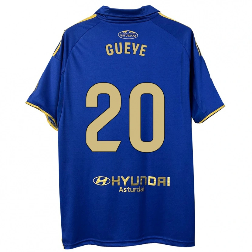 Danxen Kinder Lamine Gueye #20 Blau Gold Heimtrikot Trikot 2025/26 T-Shirt Schweiz