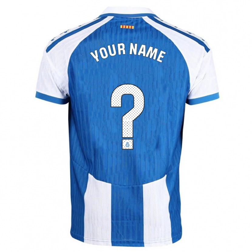 Danxen Kinder Ihren Namen #0 Blau Weiß Heimtrikot Trikot 2025/26 T-Shirt Schweiz