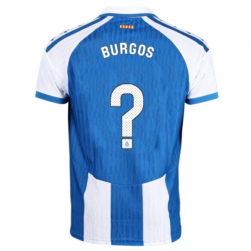 Danxen Kinder Hugo Burgos #0 Blau Weiß Heimtrikot Trikot 2025/26 T-Shirt Schweiz