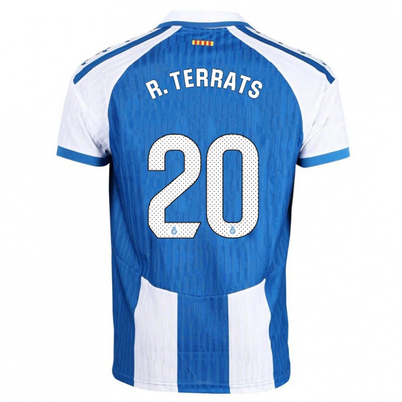 Danxen Kinder Ramón Terrats #20 Blau Weiß Heimtrikot Trikot 2025/26 T-Shirt Schweiz