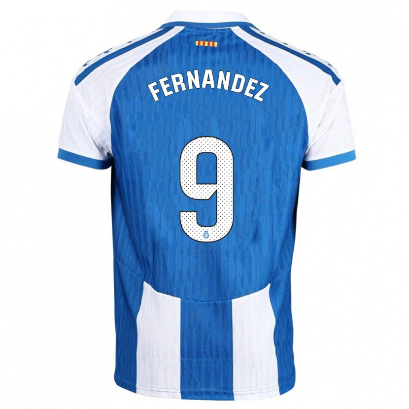 Danxen Kinder Roberto Fernández #9 Blau Weiß Heimtrikot Trikot 2025/26 T-Shirt Schweiz