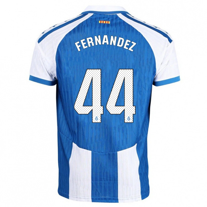 Danxen Kinder Marcos Fernández #44 Blau Weiß Heimtrikot Trikot 2025/26 T-Shirt Schweiz