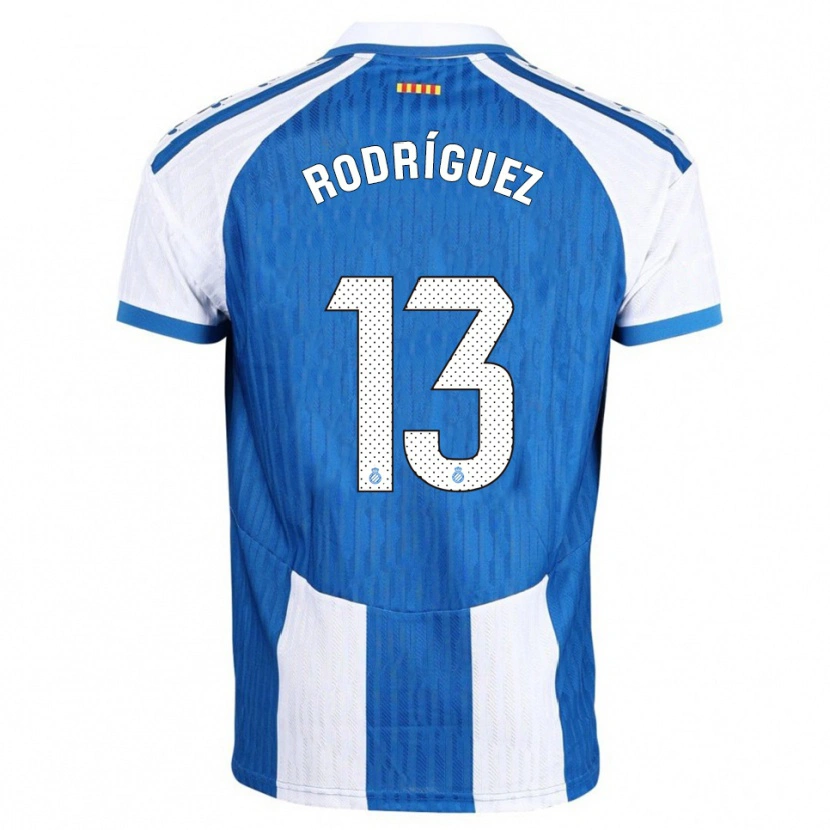 Danxen Kinder Joel Rodríguez #13 Blau Weiß Heimtrikot Trikot 2025/26 T-Shirt Schweiz