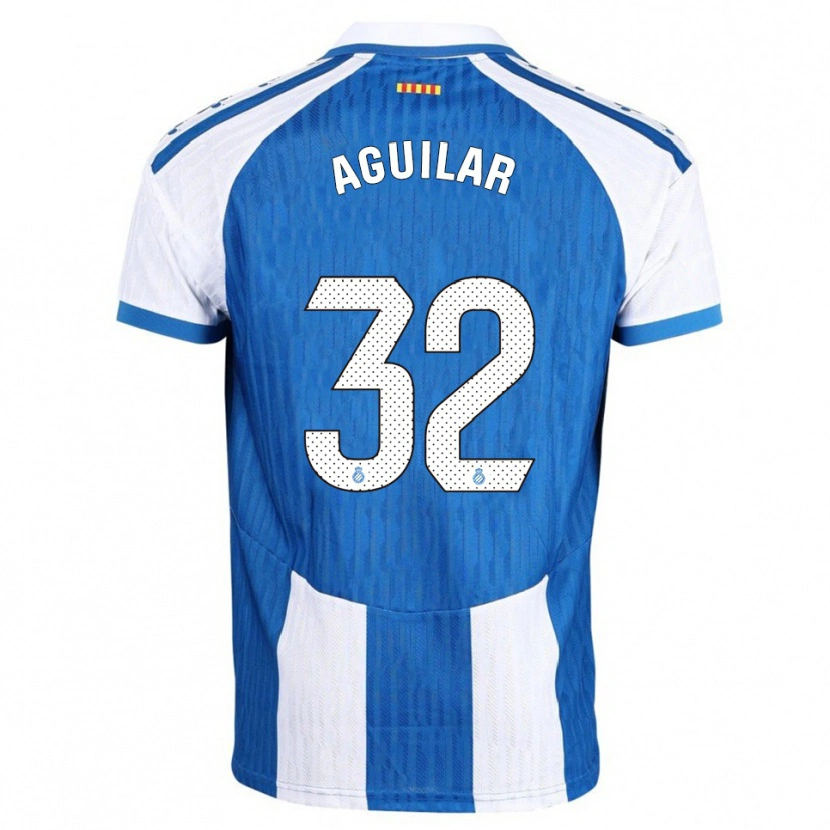 Danxen Kinder Rubén Aguilar #32 Blau Weiß Heimtrikot Trikot 2025/26 T-Shirt Schweiz