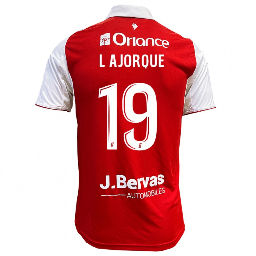 Danxen Kinder Ludovic Ajorque #19 Rot Weiß Heimtrikot Trikot 2025/26 T-Shirt Schweiz