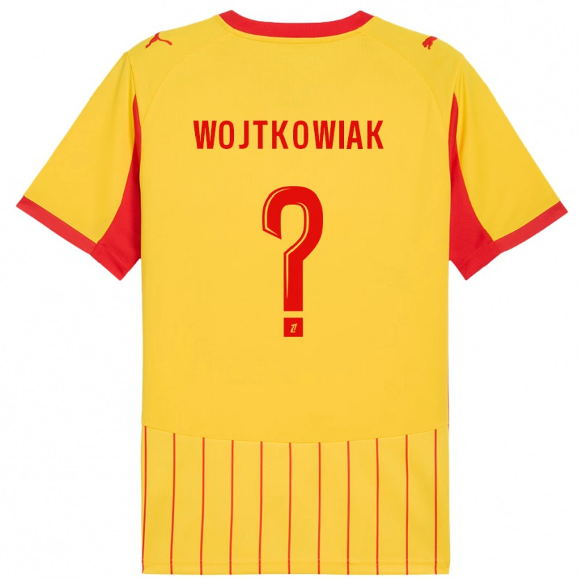 Danxen Kinder Valentin Wojtkowiak #0 Gelb Rot Heimtrikot Trikot 2025/26 T-Shirt Schweiz