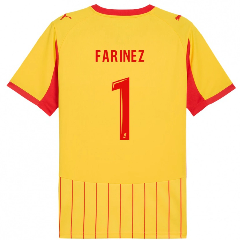 Danxen Kinder Wuilker Fariñez #1 Gelb Rot Heimtrikot Trikot 2025/26 T-Shirt Schweiz