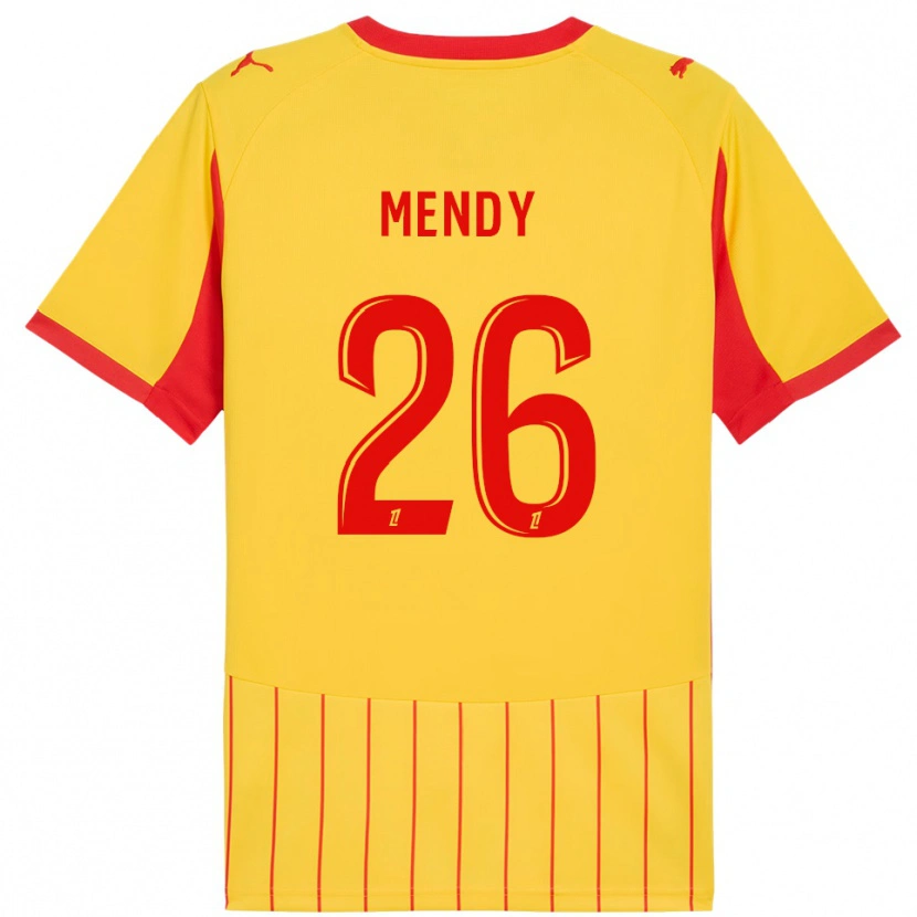 Danxen Kinder Nampalys Mendy #26 Gelb Rot Heimtrikot Trikot 2025/26 T-Shirt Schweiz