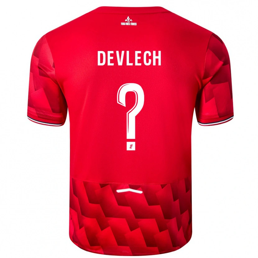 Danxen Kinder Gwenaëlle Devleesschauwer #0 Rot Weiß Heimtrikot Trikot 2025/26 T-Shirt Schweiz
