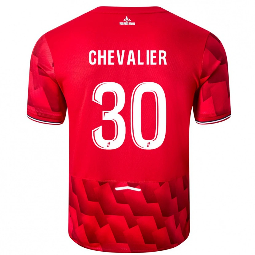 Danxen Kinder Lucas Chevalier #30 Rot Weiß Heimtrikot Trikot 2025/26 T-Shirt Schweiz