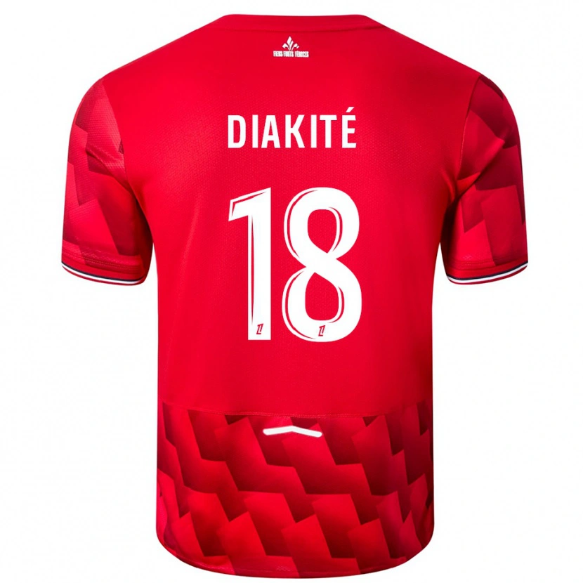 Danxen Kinder Bafodé Diakité #18 Rot Weiß Heimtrikot Trikot 2025/26 T-Shirt Schweiz