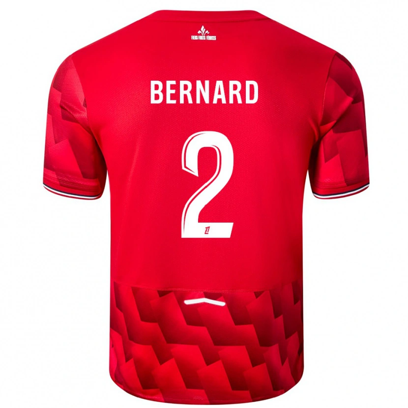 Danxen Kinder Loïk Bernard #2 Rot Weiß Heimtrikot Trikot 2025/26 T-Shirt Schweiz