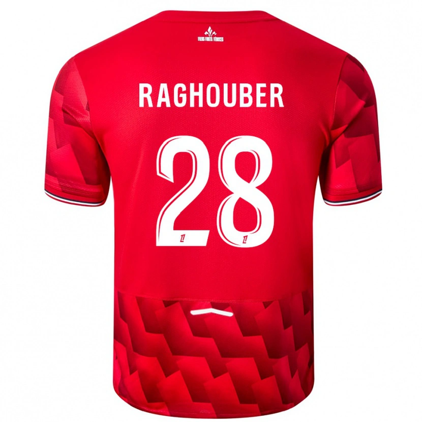 Danxen Kinder Ugo Raghouber #28 Rot Weiß Heimtrikot Trikot 2025/26 T-Shirt Schweiz