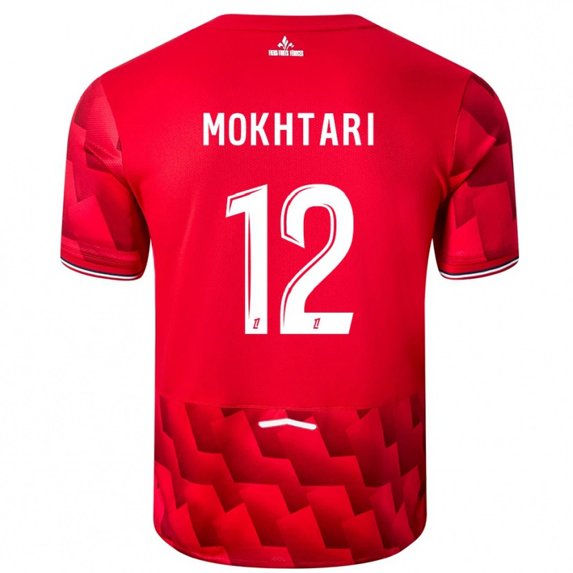 Danxen Kinder Brahim Mokhtari #12 Rot Weiß Heimtrikot Trikot 2025/26 T-Shirt Schweiz