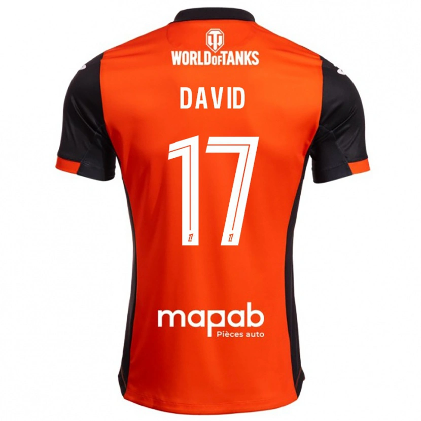 Danxen Kinder Dune David #17 Schwarz Orange Heimtrikot Trikot 2025/26 T-Shirt Schweiz