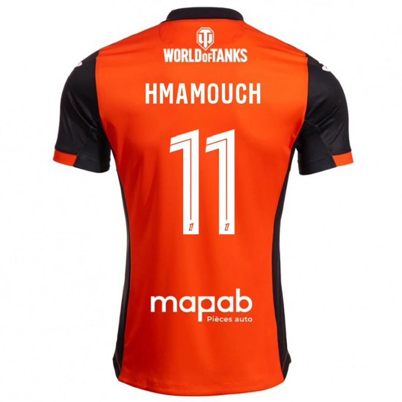 Danxen Kinder Mohamed-Anouar Hmamouch #11 Schwarz Orange Heimtrikot Trikot 2025/26 T-Shirt Schweiz