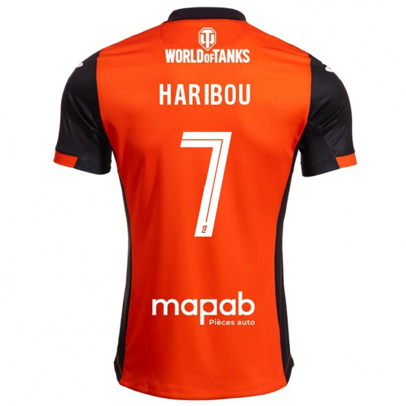 Danxen Kinder Samir Haribou #7 Schwarz Orange Heimtrikot Trikot 2025/26 T-Shirt Schweiz