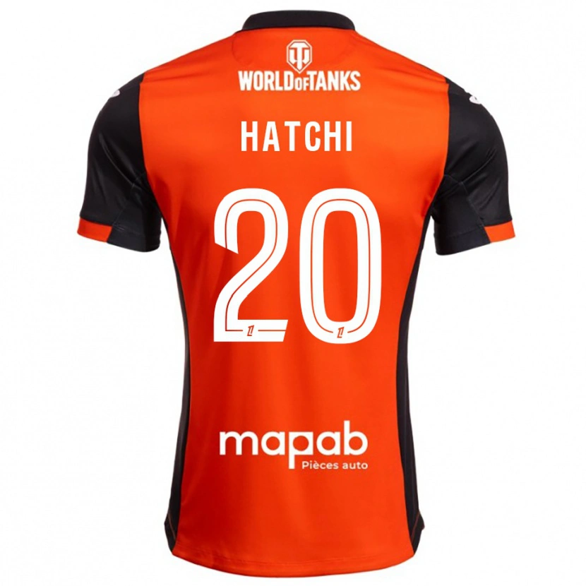 Danxen Kinder Jérémy Hatchi #20 Schwarz Orange Heimtrikot Trikot 2025/26 T-Shirt Schweiz