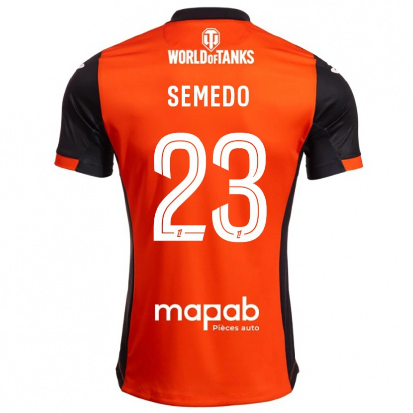 Danxen Kinder Daniel Semedo #23 Schwarz Orange Heimtrikot Trikot 2025/26 T-Shirt Schweiz