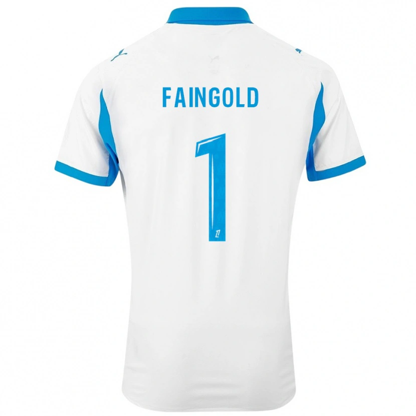 Danxen Kinder Abbie Faingold #1 Weiß Himmelblau Heimtrikot Trikot 2025/26 T-Shirt Schweiz