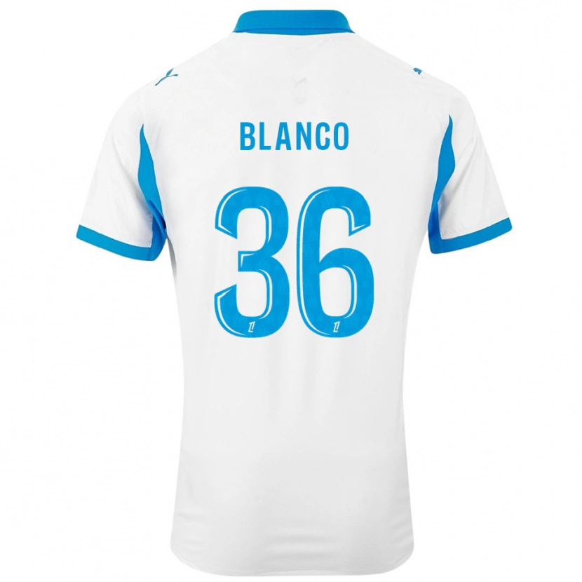 Danxen Kinder Rubén Blanco #36 Weiß Himmelblau Heimtrikot Trikot 2025/26 T-Shirt Schweiz