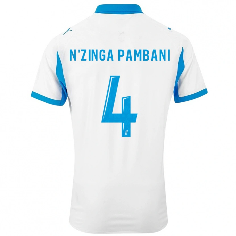 Danxen Kinder Pladi N'zinga Pambani #4 Weiß Himmelblau Heimtrikot Trikot 2025/26 T-Shirt Schweiz