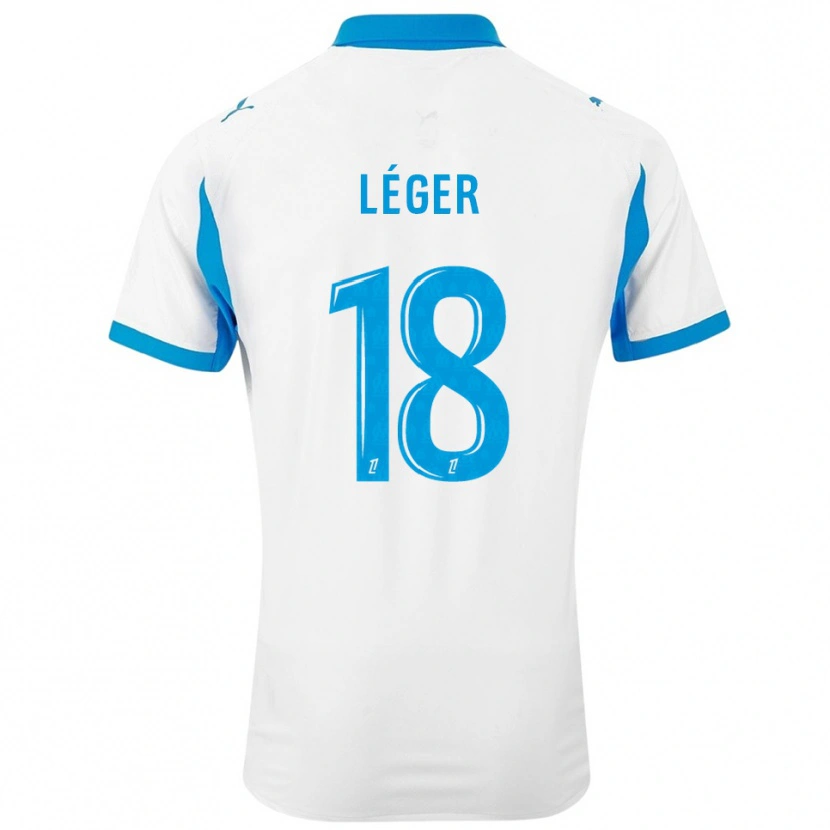 Danxen Kinder Marie-Charlotte Léger #18 Weiß Himmelblau Heimtrikot Trikot 2025/26 T-Shirt Schweiz