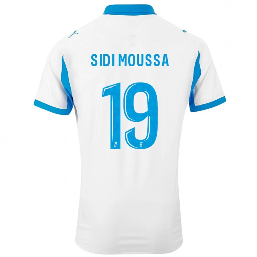 Danxen Kinder Salima Sidi Moussa #19 Weiß Himmelblau Heimtrikot Trikot 2025/26 T-Shirt Schweiz