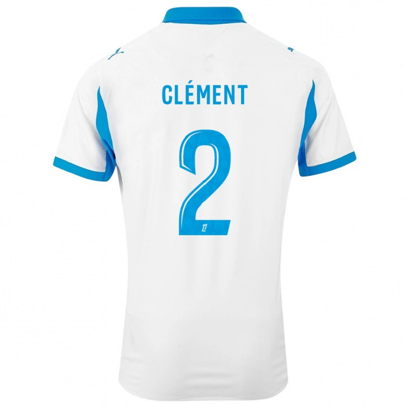 Danxen Kinder Mathis Clément #2 Weiß Himmelblau Heimtrikot Trikot 2025/26 T-Shirt Schweiz